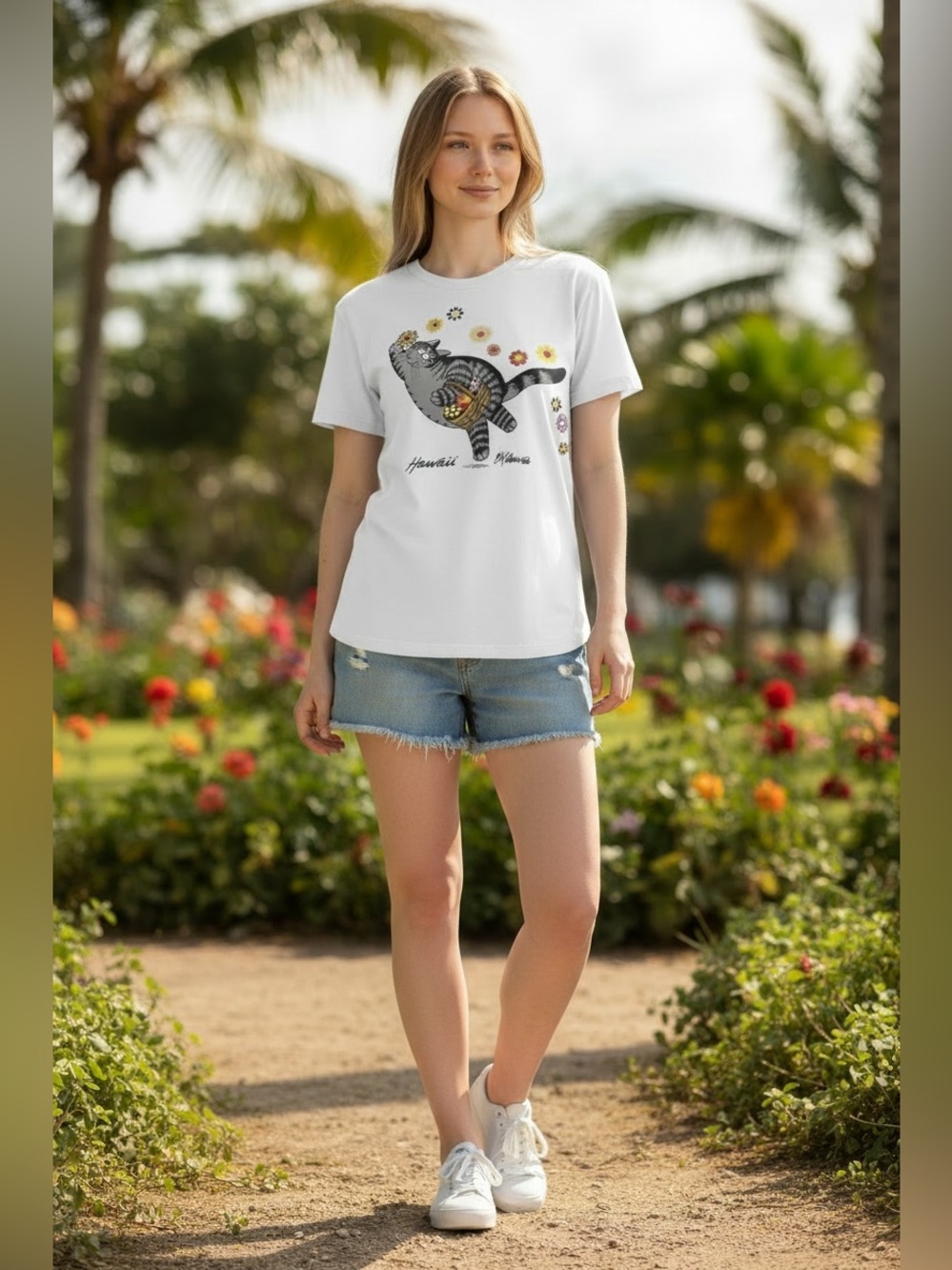 Vintage Crazy Shirts B. Kliban
Cat Hawaii T-Shirt Medium